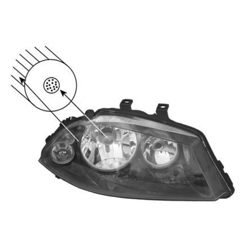 Koplamp rechts