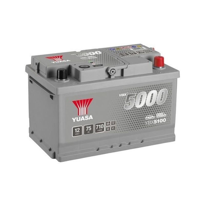 Accu 12 V 75 Ah - Standaard accu